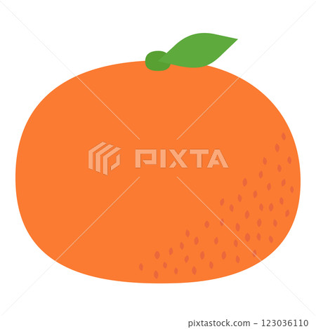 簡單的橘子向量插圖素材 簡單的橘子向量插圖素材 123036110