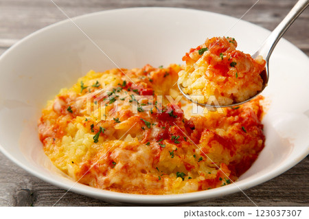 起司番茄燴飯 123037307