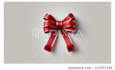 Image of present of red ribbon Image of present of red ribbon 123037386
