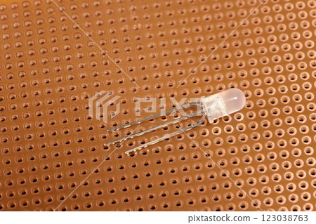 Breadboard and LEDs 123038763
