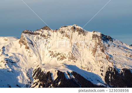 Mountains in Bernese Alps in Winter. Switzerland Mountains in Bernese Alps in Winter. Switzerland 123038936