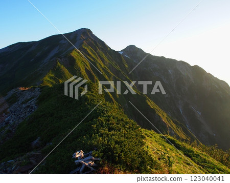 Mount Kashima in the summer sunrise 123040041