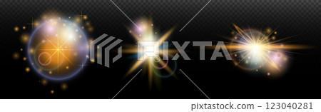 vector illustration of a glowing light effect 123040281