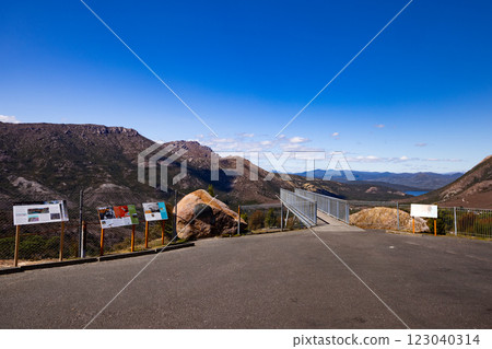 Iron Blow Lookout in Tasmania Australia 123040314