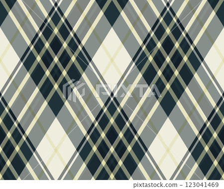 Argyle pattern of geometric rhombus. Harlequin check wallpaper design. Classic diamond shaped textile material for web background, print fabric clothing, sweater, wrapping paper, gift card, invitation Argyle pattern of geometric rhombus. Harlequin check wallpaper design. Classic diamond shaped textile material for web background, print fabric clothing, sweater, wrapping paper, gift card, invitation 123041469