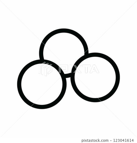 Venn Diagram icon vector. Suitable for mobile apps, web apps and print media. 123041614