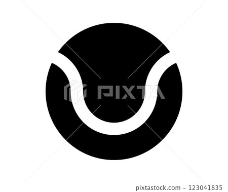 Bold black and white tennis ball icon. Simple, minimalist design perfect for sports websites, apps, or presentations. Clean graphic suitable for various applications, conveying energy and activity. Bold black and white tennis ball icon. Simple, minimalist design perfect for sports websites, apps, or presentations. Clean graphic suitable for various applications, conveying energy and activity. 123041835