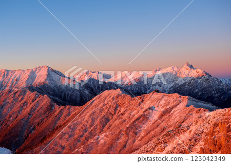 從劍岳眺望表銀座[長野縣] 123042349