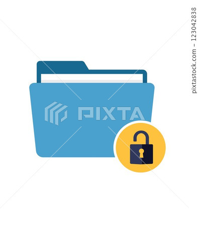 Files folder permission icon vector illustration 123042838
