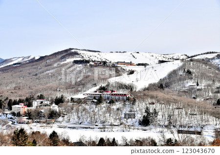 View of Lake Shirakaba Royal Hill Ski Resort (Chino City, Nagano Prefecture) [2025.2] 123043670