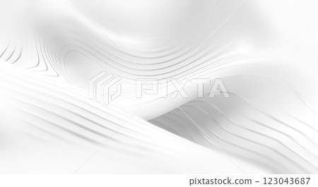 Abstract 3D Background with White Waves and Golden Stripes Abstract 3D Background with White Waves and Golden Stripes 123043687