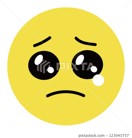 Pien Emoji Emoticon Cute Crying Face Pleading Face Emoji 123043737