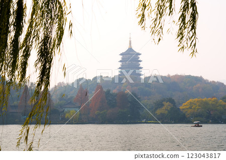 World Heritage Sites West Lake and Leifeng Pagoda, Hangzhou, Zhejiang Province, China 123043817