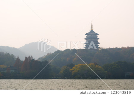 World Heritage Sites West Lake and Leifeng Pagoda, Hangzhou, Zhejiang Province, China 123043819