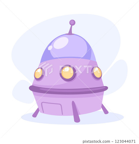 Extraterrestrial Alien Spaceship and Ufo Shuttle Vector Illustration Extraterrestrial Alien Spaceship and Ufo Shuttle Vector Illustration 123044071