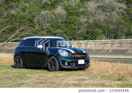 Mini crossover side shot Mini crossover side shot 123044346