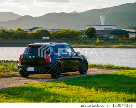 Rear view of the Mini Crossover 123044356