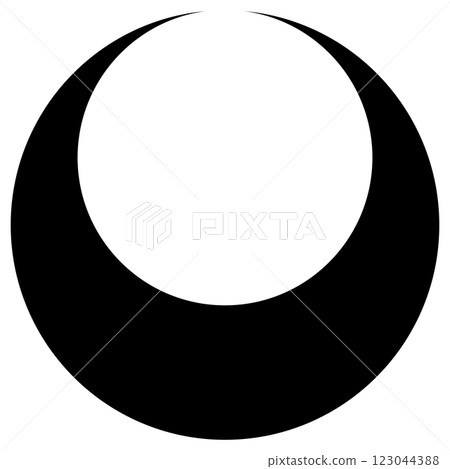 這是一個家族徽章。這被稱為直射月亮。 這是一個家族徽章。這被稱為直射月亮。 123044388