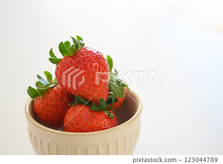 Seasonal strawberry 123044789