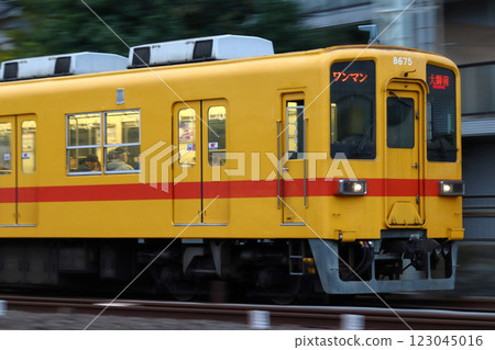 [TS] Tobu Daishi Line 8000 series train (revival livery - yellow) 123045016