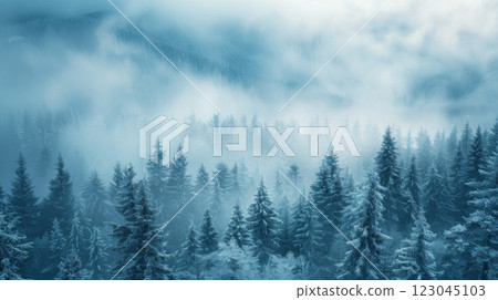 Winter season postcards concept 123045103
