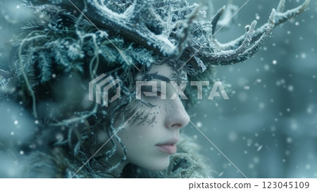 fairy tale mystical creatures of winter tales and myths 123045109