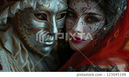 Venetian Carnival happy magic holiday. Venetian Carnival happy magic holiday. 123045199