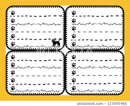 Kuroneko Todo/季節目標表 Kuroneko Todo/季節目標表 123045468