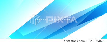 White and blue business presentation abstract background with geometric lines and shapes. White and blue business presentation abstract background with geometric lines and shapes. 123045829
