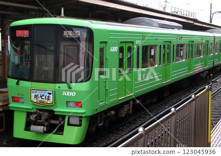 [KO] Winter Keio Takao Line 8000 Series Train (Limited Express: Green Wrapping) 123045936
