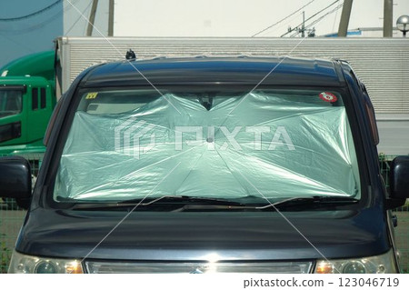 Automobile parts: Car umbrella-type sunshades 123046719