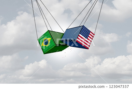 USA Mexico Trade War 123047337