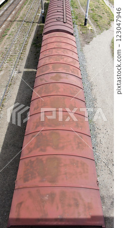 railway freight wagon railway freight wagon 123047946