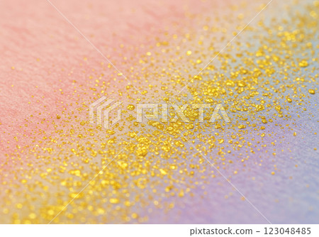 金箔和紙 - 彩色和紙紋理（AI 生成的圖像） 123048485