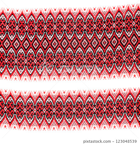 Ukrainian embroidery, folk arts and crafts 123048539