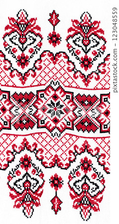 Ukrainian embroidery, folk arts and crafts Ukrainian embroidery, folk arts and crafts 123048559