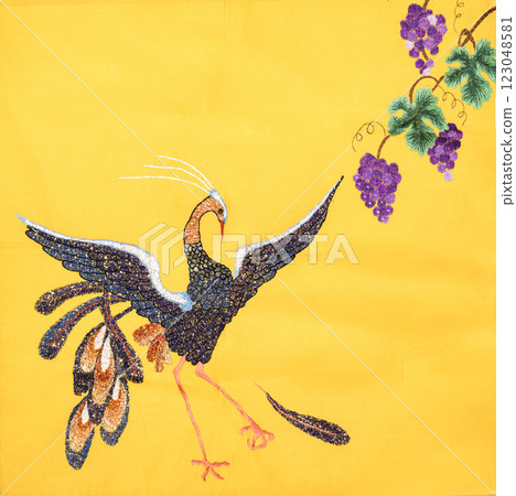 Ukrainian embroidery, folk arts and crafts 123048581