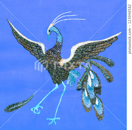 Ukrainian embroidery, folk arts and crafts 123048582