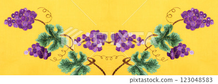 Ukrainian embroidery, folk arts and crafts 123048583