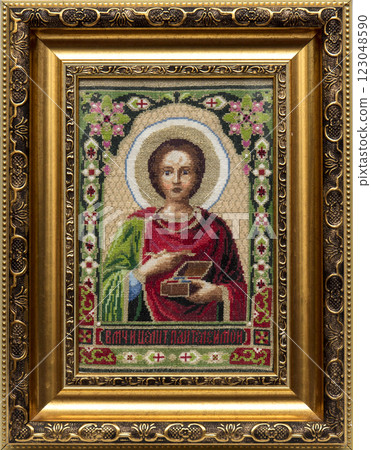 Ukrainian embroidery, folk arts and crafts 123048590