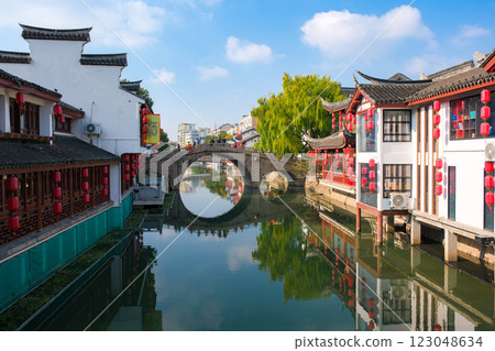 七寶古鎮，中國上海的水鄉小鎮 123048634