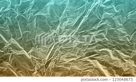 A textured blue and yellow gradient crumpled paper background with natural creases and folds. Ideal for design projects, digital graphics, or creative presentations requiring a vibrant. A textured blue and yellow gradient crumpled paper background with natural creases and folds. Ideal for design projects, digital graphics, or creative presentations requiring a vibrant. 123048673