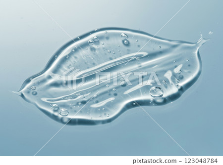 Close-up of the transparent gel surface (AI-generated image) 123048784