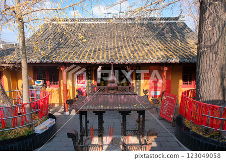 南七寶寺,中國上海七寶古鎮的一座寺廟。 南七寶寺,中國上海七寶古鎮的一座寺廟。 123049058