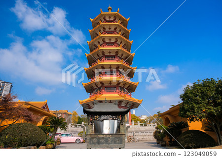 中國上海七寶古鎮七寶寺 123049059