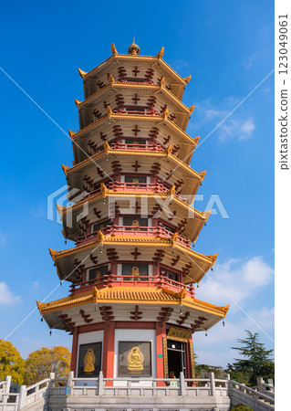 七寶古城廟，上海，中國，萬佛塔 123049061