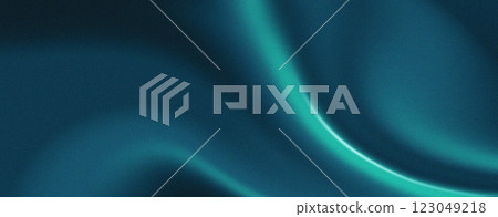 Elegant dark turquoise flowing background with grainy texture Elegant dark turquoise flowing background with grainy texture 123049218