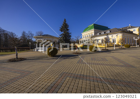 Frantiskovy lazne spa town near Cheb, UNESCO World Heritage Site, Western Bohemia, Czech Republic Frantiskovy lazne spa town near Cheb, UNESCO World Heritage Site, Western Bohemia, Czech Republic 123049321