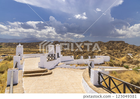 Guadix caves houses (Cuevas de Guadix), Guadix, Province of Granada, Andalusia, Spain 123049381