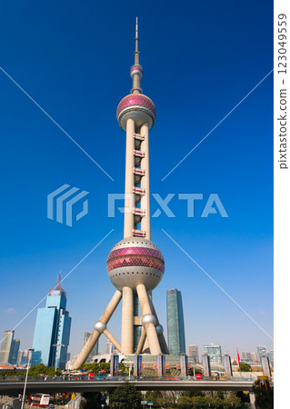 東方明珠電視塔，上海，中國 123049559